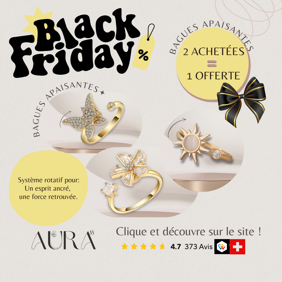 Bagues anti-stress BlackMonth