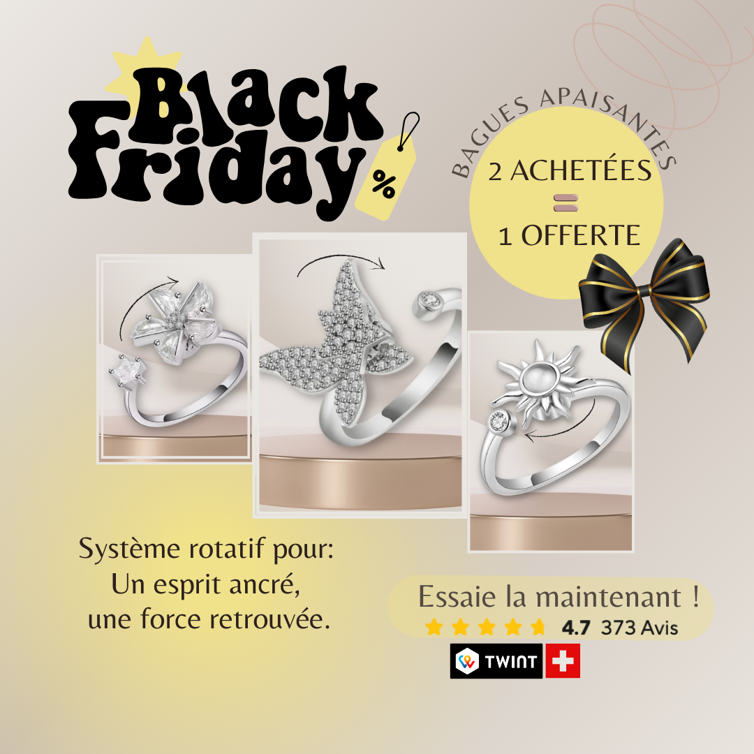 Bagues anti-stress BlackMonth